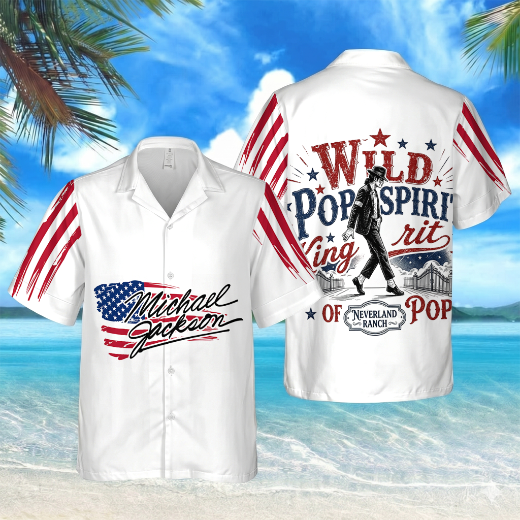 [FAN EXCLUSIVE] NEW CUSTOMIZED MICHAEL JACKSON UNISEX HAWAIIAN SHIRT