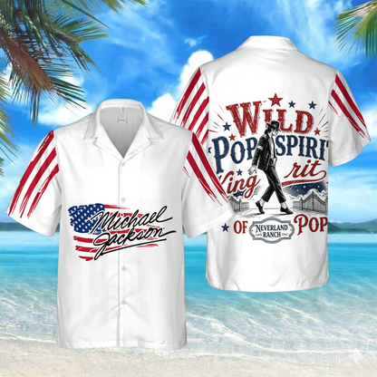 [FAN EXCLUSIVE] NEW CUSTOMIZED MICHAEL JACKSON UNISEX HAWAIIAN SHIRT