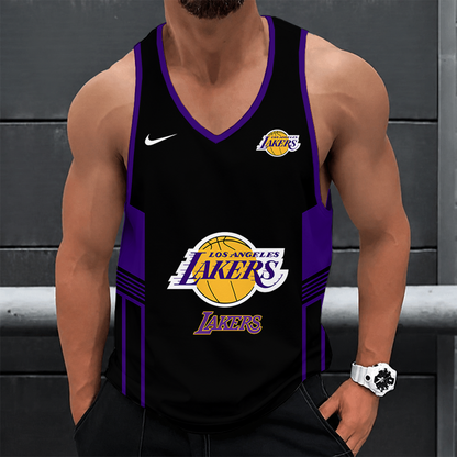 [HOT DEAL] NEW CUSTOMIZED NBA09 LLA LOS ANGELES LAKERS UNISEX TANK TOP