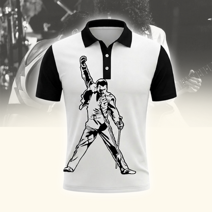 [FAN EXCLUSIVE] NEW CUSTOMIZED FREDDIE MERCURY POLO SHIRT