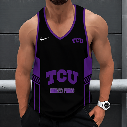 [FAN FAVORITE] NEW CUSTOMIZED NCAA FBS09 THF TCU HORNED FROGS UNISEX TANK TOP