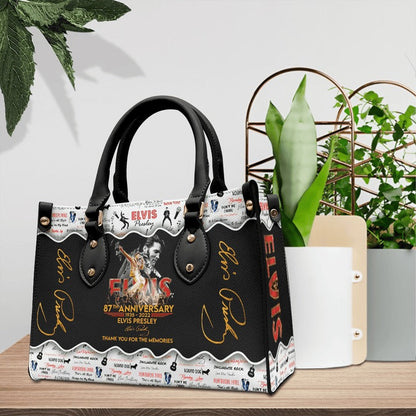 New Premium Elvis Presley Leather Hand Bag - EVPLCAO92