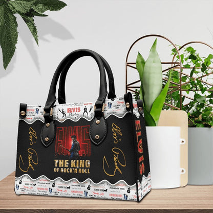 New Premium Elvis Presley Leather Hand Bag - EVPLCAO95