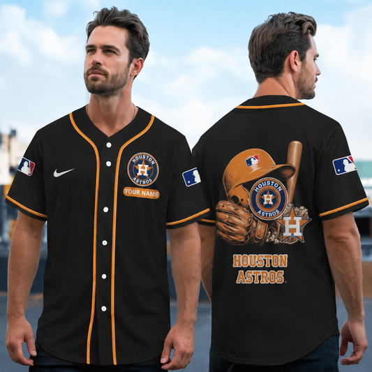 LIMITED EDITION - NEW CUSTOMIZED MLB10 HAS HOUSTON ASTROS BASEBALL JERSEY