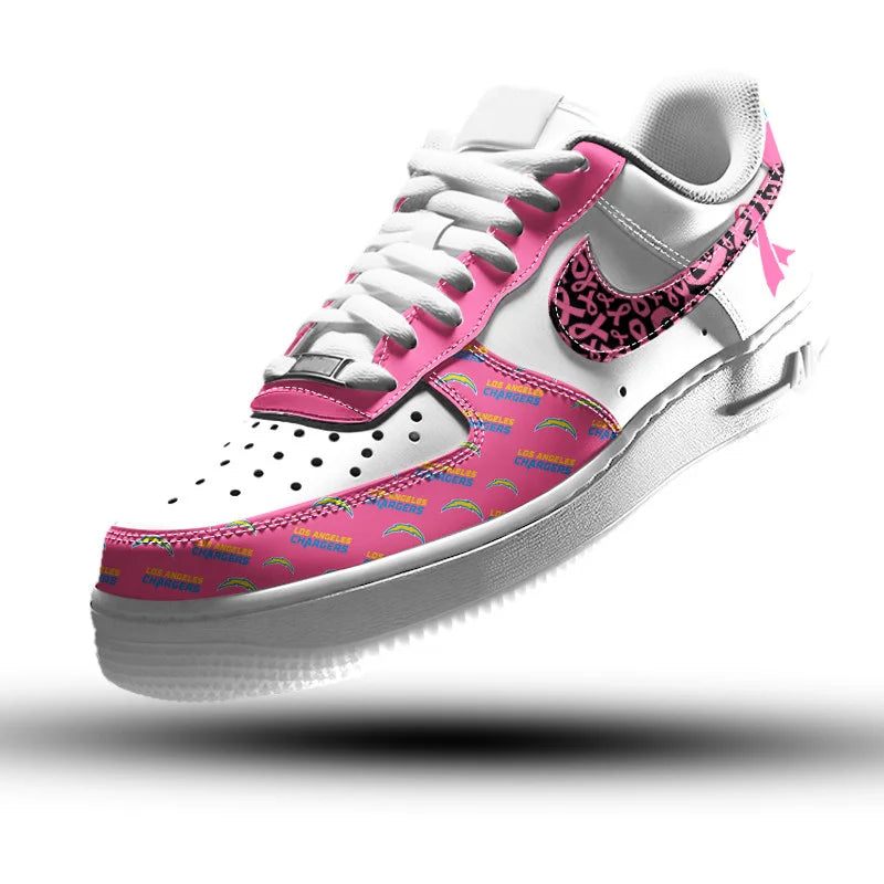 VIRAL EDITION - NEW CUSTOMIZED NFL09 LAC LOS ANGELES CHARGERS AF1 SNEAKERS