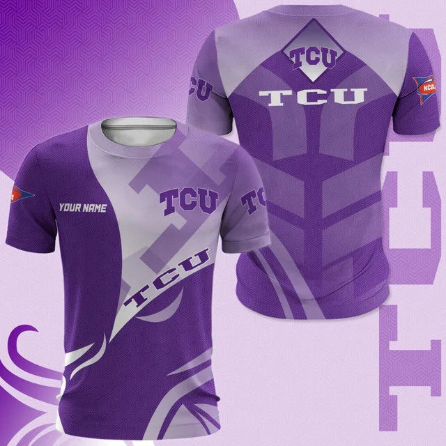 MEGA SALE - NEW CUSTOMIZED NCAA FBS09 THF TCU HORNED FROGS HOODIE, T-SHIRTS, ZIP HOODIE, SWEATSHIRTS & POLO SHIRT