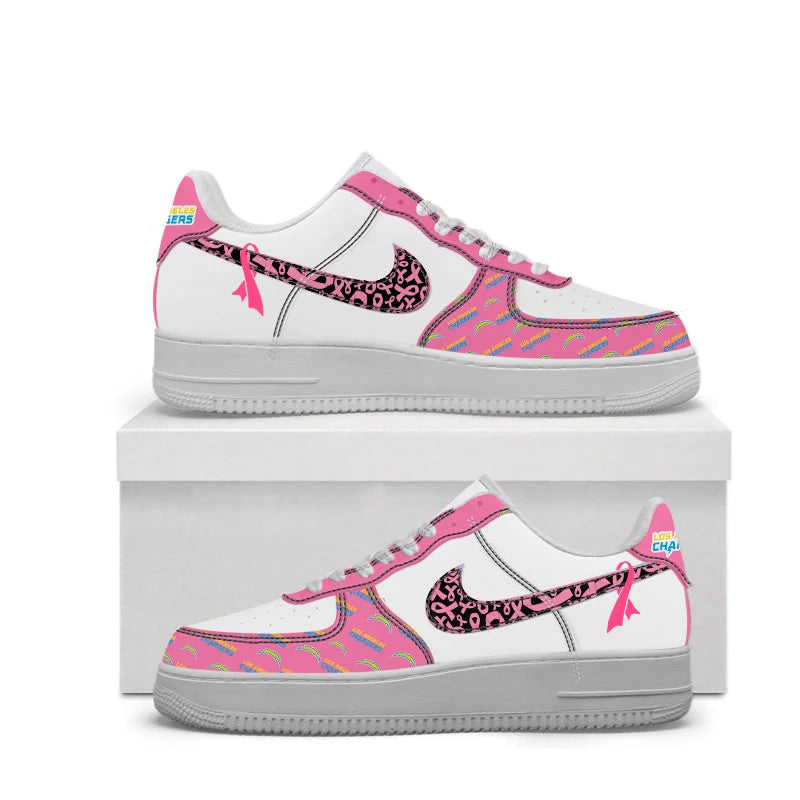 VIRAL EDITION - NEW CUSTOMIZED NFL09 LAC LOS ANGELES CHARGERS AF1 SNEAKERS