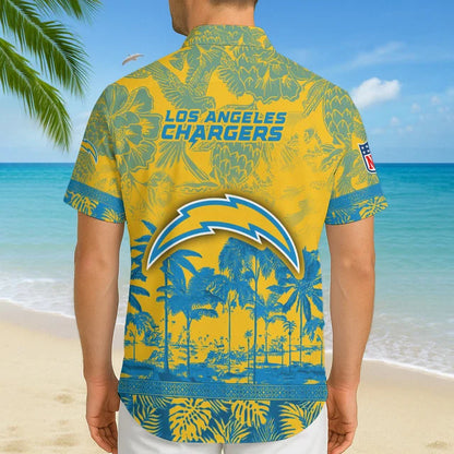 LIMITED EDITION - NEW CUSTOMIZED NFL09 LAC LOS ANGELES CHARGERS UNISEX HAWAIIAN SHIRT
