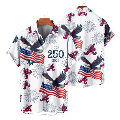 LIMITED EDITION - NEW CUSTOMIZED MLB09 ABS ATLANTA BRAVES UNISEX HAWAIIAN SHIRT