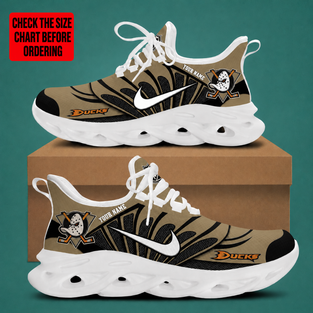 [SUPER SALE] NEW CUSTOMIZED NHL09 AHD ANAHEIM DUCKS CLUNKY SNEAKERS