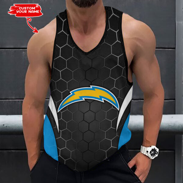 [SPECIAL OFFER] NEW CUSTOMIZED NFL09 LAC LOS ANGELES CHARGERS UNISEX TANK TOP