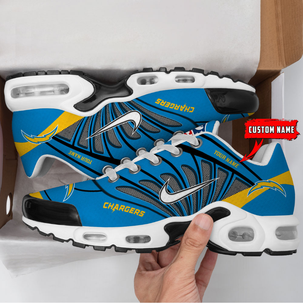[SPECIAL OFFER] NEW CUSTOMIZED NFL09 LAC LOS ANGELES CHARGERS AIR MAX PLUS SNEAKERS