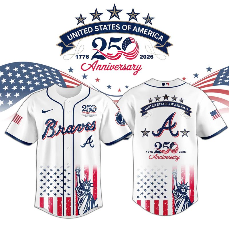 LIMITED EDITION - NEW CUSTOMIZED MLB09 ABS ATLANTA BRAVES BASEBALL JERSEY