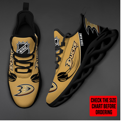 LIMITED EDITION - NEW CUSTOMIZED NHL09 AHD ANAHEIM DUCKS CLUNKY SNEAKERS