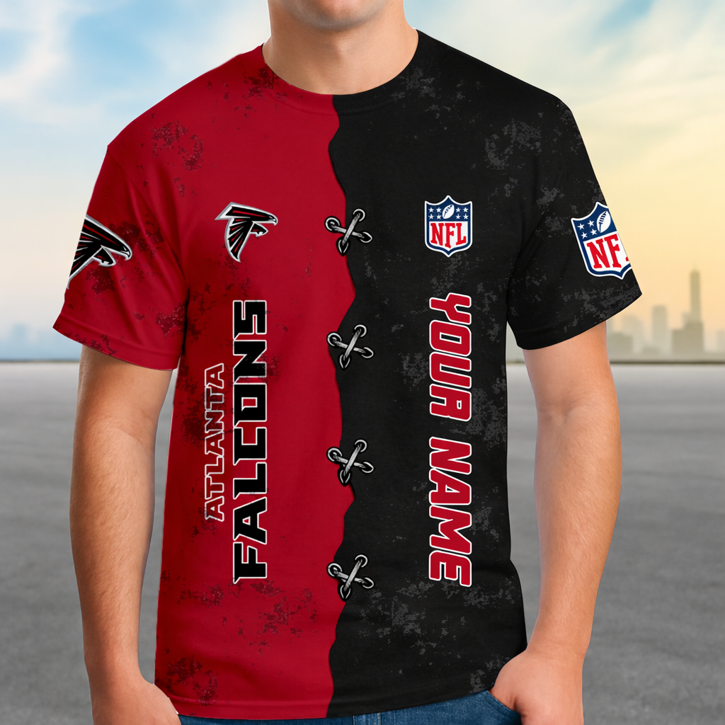 LIMITED EDITION - NEW CUSTOMIZED NFL18 ATF ATLANTA FALCONS UNISEX T-SHIRT, POLO, HOODIE & JACKETS