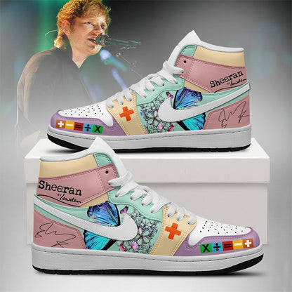 NEW PREMIUM ED SHEERAN UNISEX AIR JORDAN MID SNEAKER