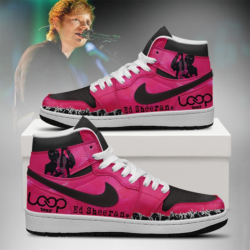 NEW PREMIUM ED SHEERAN UNISEX AIR JORDAN MID SNEAKER