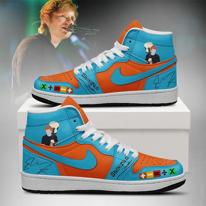 NEW PREMIUM ED SHEERAN UNISEX AIR JORDAN MID SNEAKER