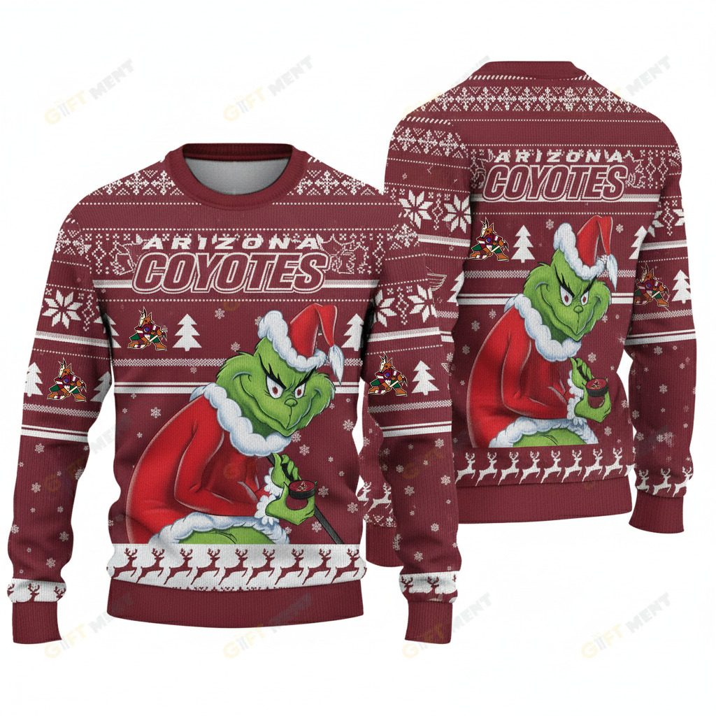 LIMITED EDITION - NEW CUSTOMIZED NHL30 AZC ARIZONA COYOTES UGLY SWEATER