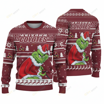 LIMITED EDITION - NEW CUSTOMIZED NHL30 AZC ARIZONA COYOTES UGLY SWEATER