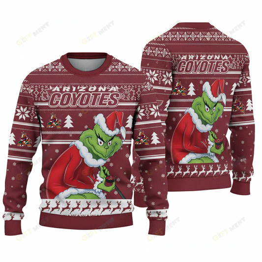LIMITED EDITION - NEW CUSTOMIZED NHL30 AZC ARIZONA COYOTES UGLY SWEATER