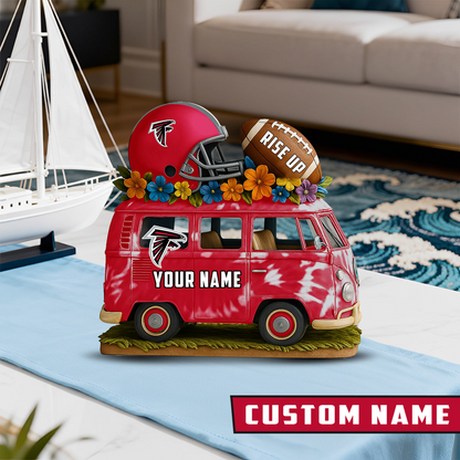 LIMITED EDITION - NEW CUSTOMIZED NFL18 ATF ATLANTA FALCONS BUS ACRYLIC BLOCK
