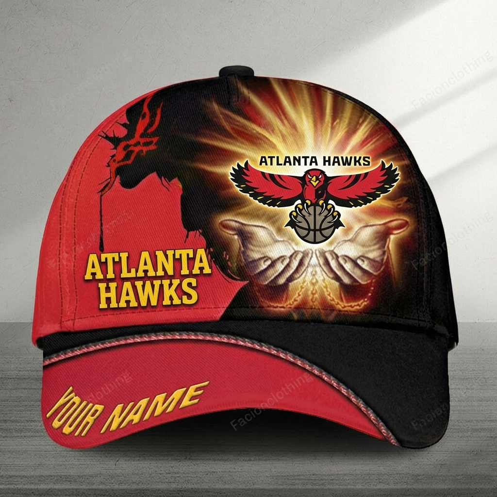 LIMITED EDITION - NEW CUSTOMIZED NBA17 AHA ATLANTA HAWKS CLASSIC CAP