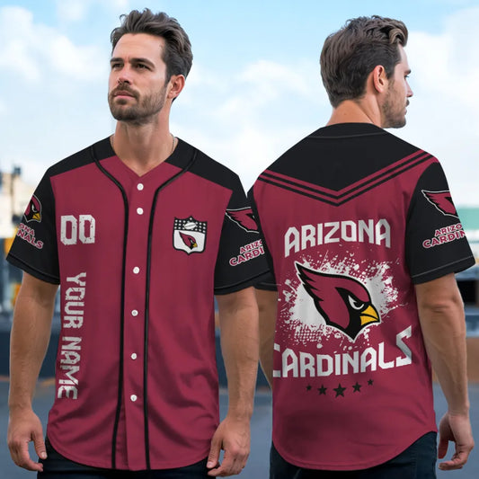 LIMITED EDITION - NEW CUSTOMIZED NFL20 ARC ARIZONA CARDINALS BASEBALL JERSEY