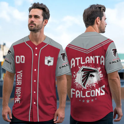 LIMITED EDITION - NEW CUSTOMIZED NFL18 ATF ATLANTA FALCONS BASEBALL JERSEY