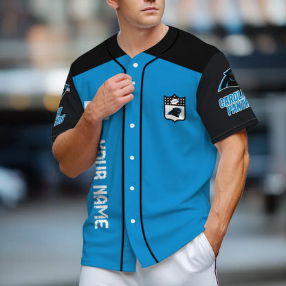 LIMITED EDITION - NEW CUSTOMIZED NFL23 CLP CAROLINA PANTHERS BASEBALL JERSEY