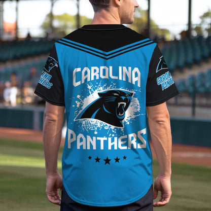 LIMITED EDITION - NEW CUSTOMIZED NFL23 CLP CAROLINA PANTHERS BASEBALL JERSEY