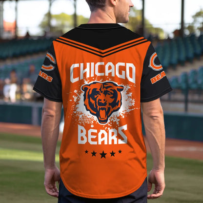 LIMITED EDITION - NEW CUSTOMIZED NFL26 CCB CHICAGO BEARS BASEBALL JERSEY