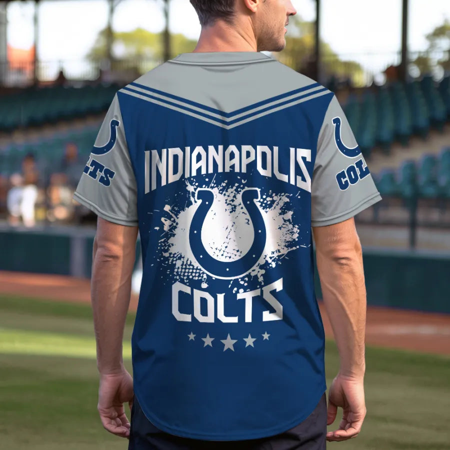 LIMITED EDITION - NEW CUSTOMIZED NFL17 IDC INDIANAPOLIS COLTS BASEBALL JERSEY