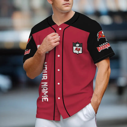 LIMITED EDITION - NEW CUSTOMIZED NFL10 TBB TAMPA BAY BUCCANEERS BASEBALL JERSEY