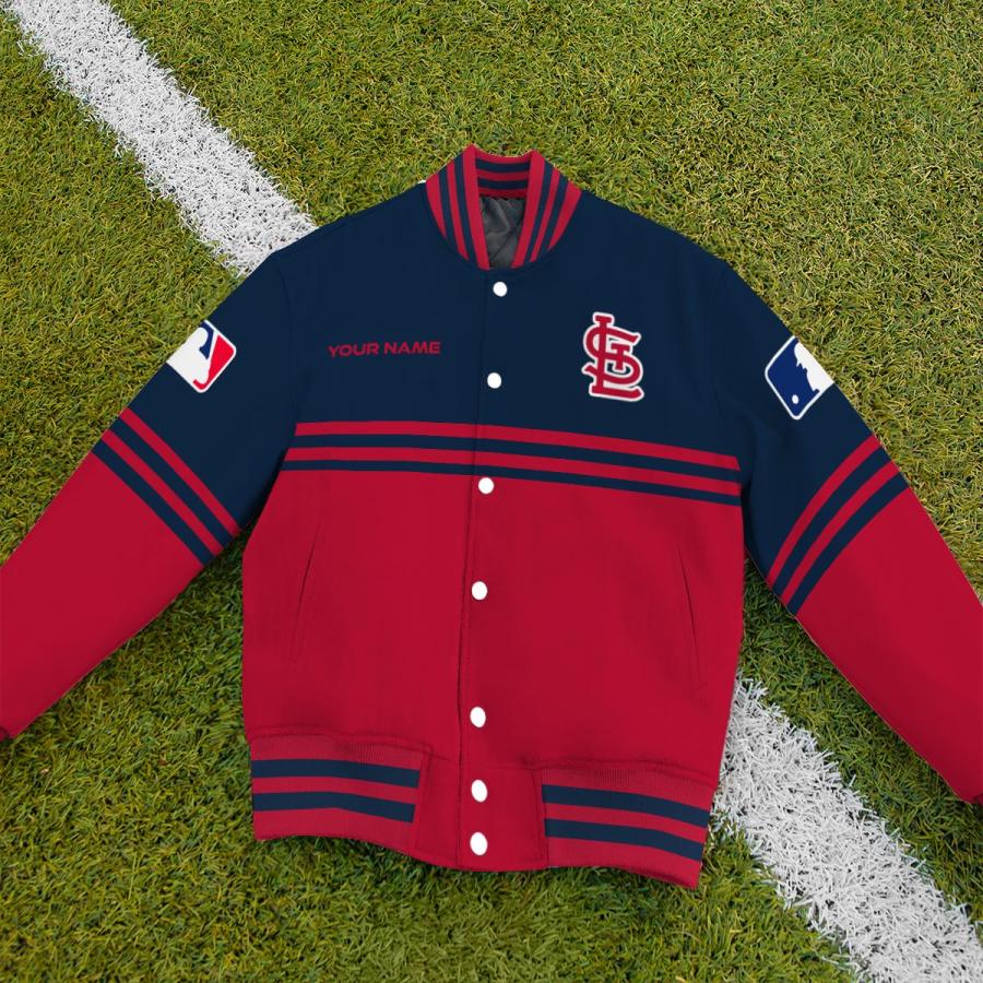 LIMITED EDITION - NEW CUSTOMIZED MLB24 SLC ST. LOUIS CARDINALS BASEBALL JACKET, SATIN VARSITY JACKET