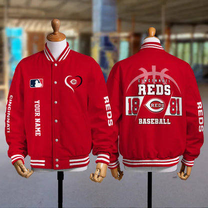 LIMITED EDITION - NEW CUSTOMIZED MLB05 CRS CINCINNATI REDS UNISEX T-SHIRT, POLO, HOODIE & JACKETS