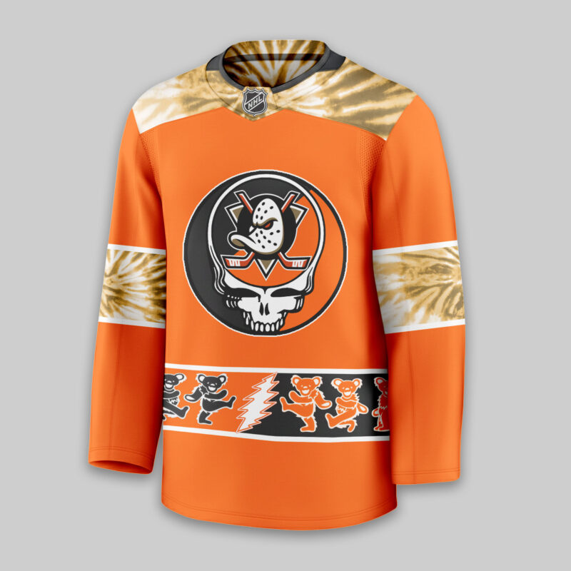 [SUPER SALE] NEW CUSTOMIZED NHL09 AHD ANAHEIM DUCKS UNISEX HOCKEY JERSEY