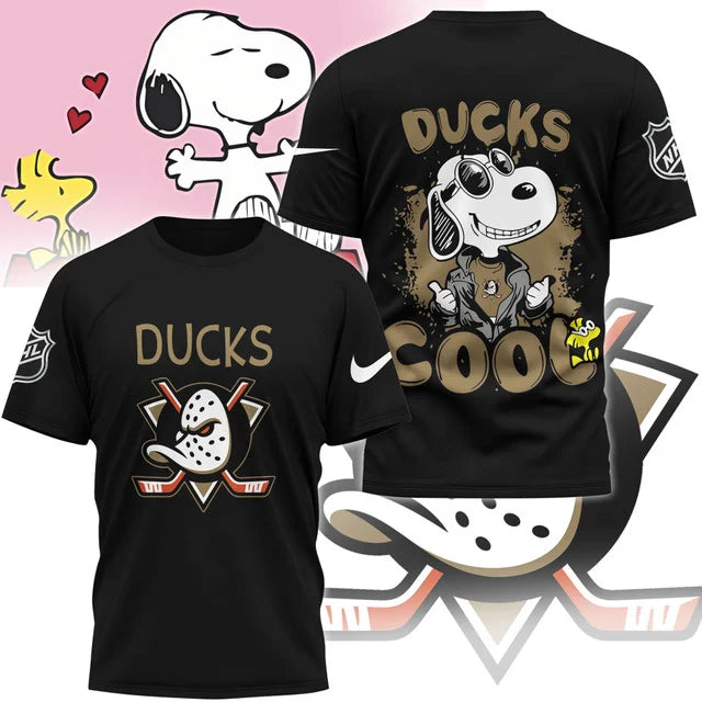 LIMITED EDITION - NEW CUSTOMIZED NHL09 AHD ANAHEIM DUCKS X SNOOPY T-SHIRT, SWEATSHIRT, HOODIE & ZIP HOODIE