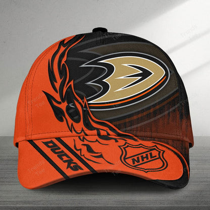LIMITED EDITION - NEW CUSTOMIZED NHL09 AHD ANAHEIM DUCKS CLASSIC CAP