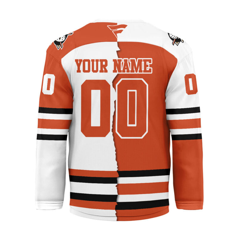 [SUPER SALE] NEW CUSTOMIZED NHL09 AHD ANAHEIM DUCKS UNISEX HOCKEY JERSEY