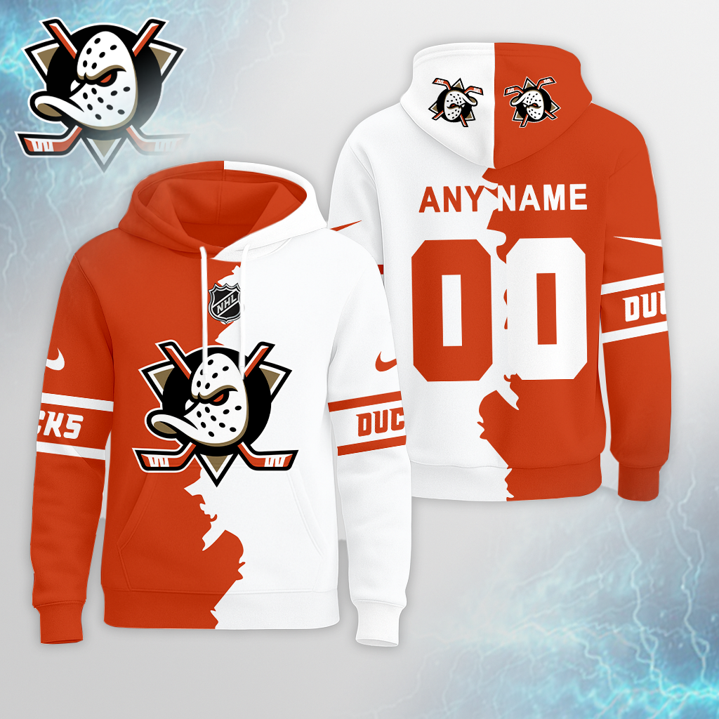 LIMITED EDITION - NEW CUSTOMIZED NHL09 AHD ANAHEIM DUCKS UNISEX T-SHIRT, POLO, HOODIE & JACKETS