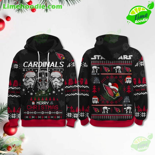 LIMITED EDITION - NEW CUSTOMIZED NFL20 ARC ARIZONA CARDINALS MERRY CHRISTMAS HOODIE, ZIP HOODIE, SWEATSHIRT