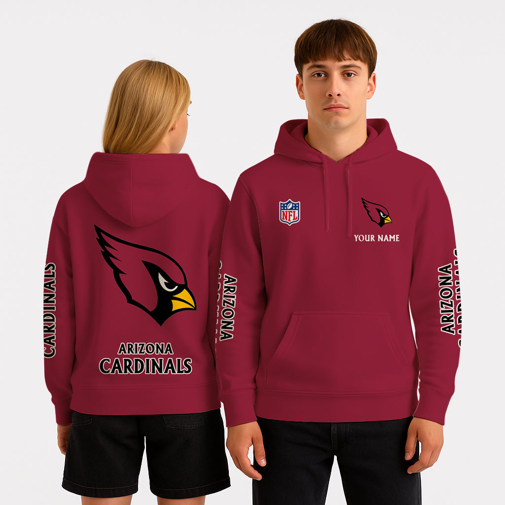 LIMITED EDITION - NEW CUSTOMIZED NFL20 ARC ARIZONA CARDINALS UNISEX HOODIE