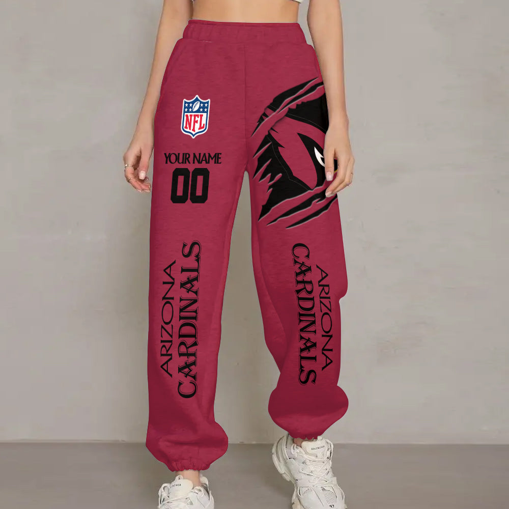 LIMITED EDITION - NEW PREMIUM NFL20 ARC ARIZONA CARDINALS UNISEX LONG PANTS
