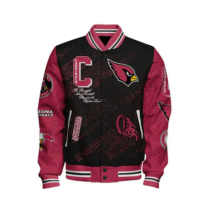 LIMITED EDITION - NEW CUSTOMIZED NFL20 ARC ARIZONA CARDINALS SATIN VARSITY JACKET & BASEBALL JACKET