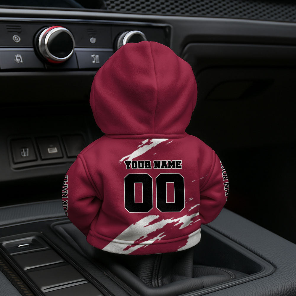 LIMITED EDITION - NEW CUSTOMIZED NFL20 ARC ARIZONA CARDINALS CAR HOODIE SHIFT KNOB COVER