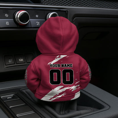 LIMITED EDITION - NEW CUSTOMIZED NFL20 ARC ARIZONA CARDINALS CAR HOODIE SHIFT KNOB COVER