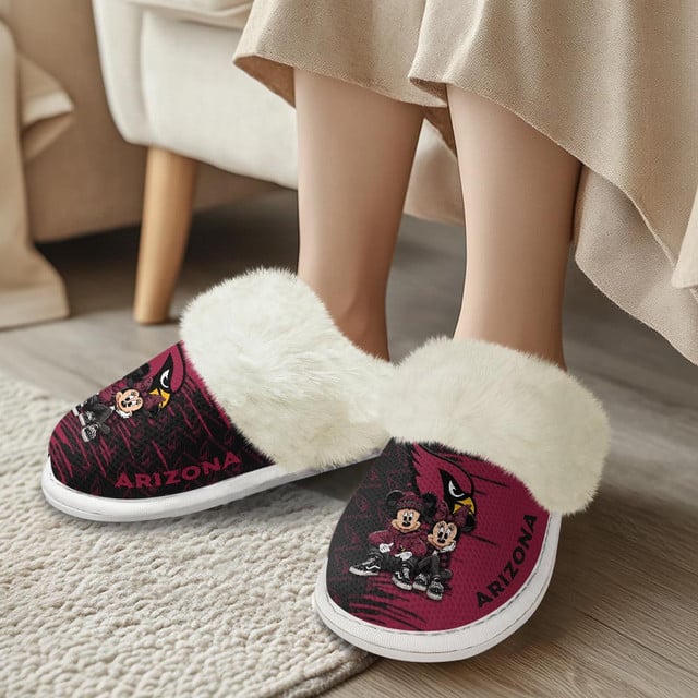 [SPECIAL OFFER] NEW CUSTOMIZED NFL20 ARC ARIZONA CARDINALS COTTON SLIPPERS