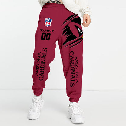 LIMITED EDITION - NEW PREMIUM NFL20 ARC ARIZONA CARDINALS UNISEX LONG PANTS