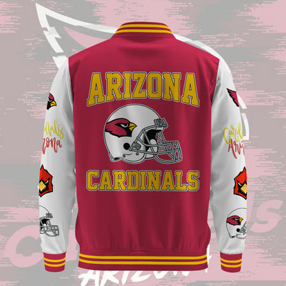 LIMITED EDITION - NEW CUSTOMIZED NFL20 ARC ARIZONA CARDINALS BASEBALL JACKET